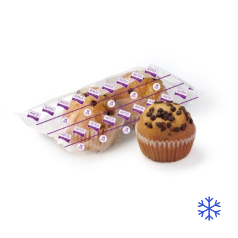 AIROS - MAGDALENAS CONGELADAS PEPITAS CHOCOLATE BIPACK 70g x 25 unidades