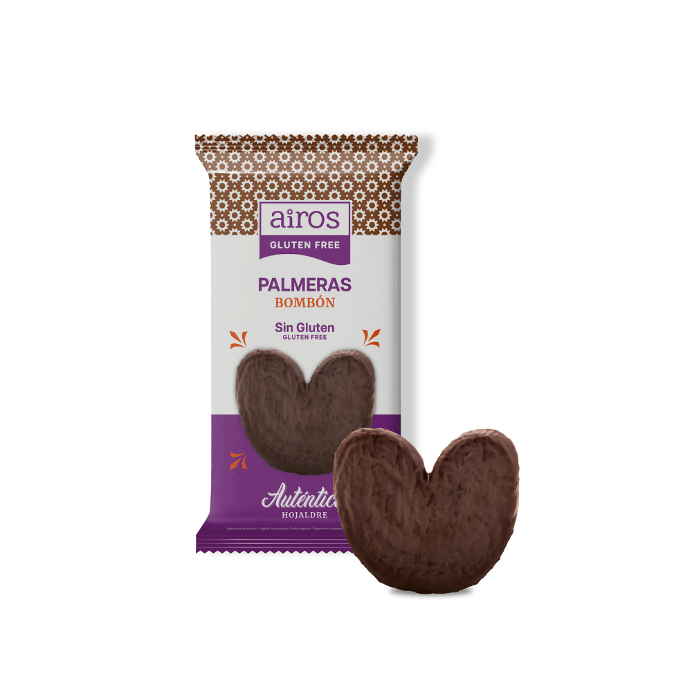 Palmeras con Chocolate Negro - 150 grs