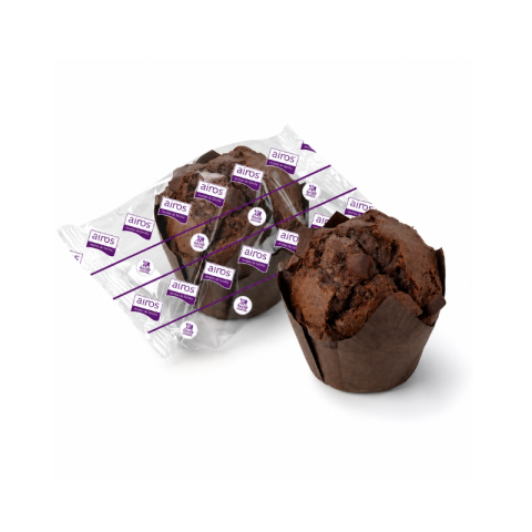 AIROS - MUFFIN CACAO CHOCO CHIPS 85g x 24 unidades
