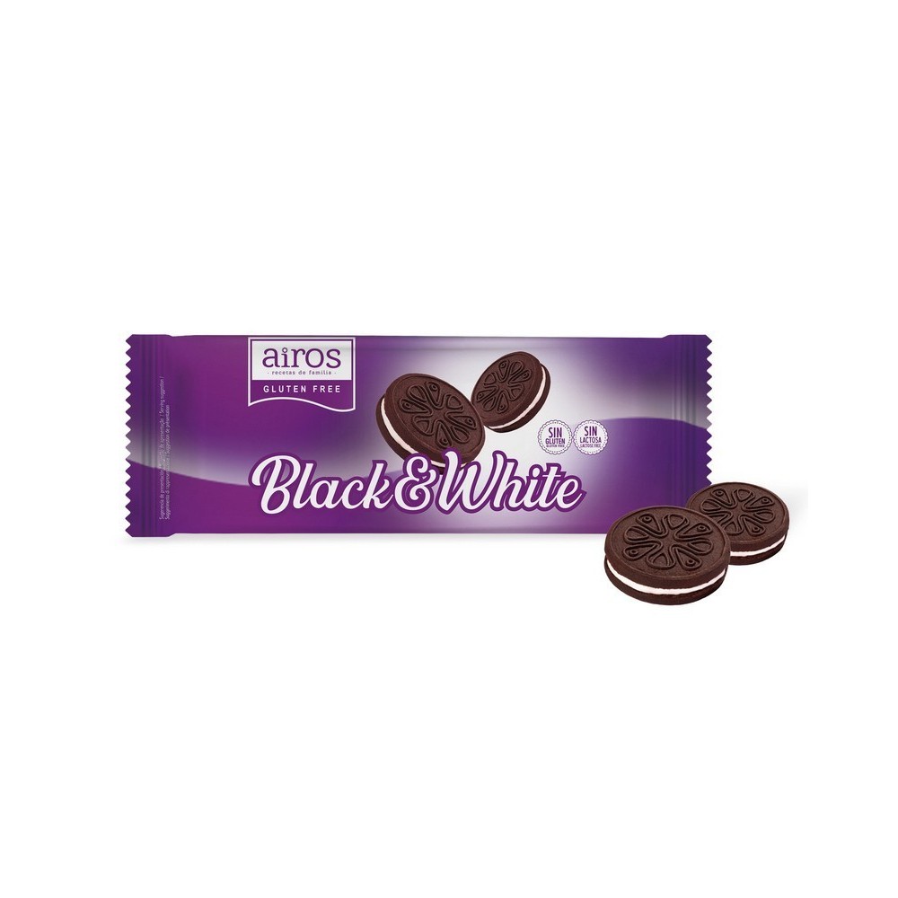 Cookies Black&White 300 grs. Sin gluten - Airos