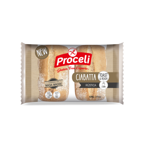 Ciabatta rústica Proceli 120g (2x60g)