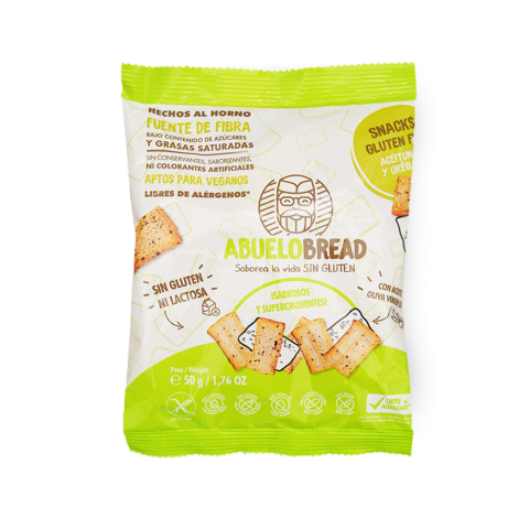 Snacks de Aceituna y Orégano - 50 grs.