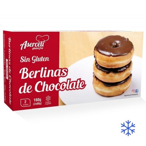 Berlinas de Chocolate (2 UDS) - 100 grs.
