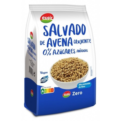 Salvado de Avena Crujiente 0% Azucares Añadidos. Esgir