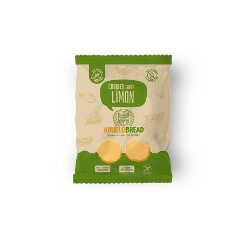 Galletas con Sabor Limón 150 grs. Sin gluten - AbueloBread