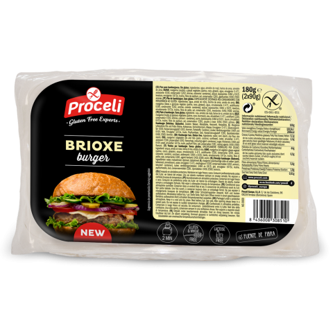 Burger Brioxe - Sin gluten 180 g (2x90) - Proceli